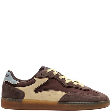HOFF WOMENS LACE TRAINER - CHOCOLATE